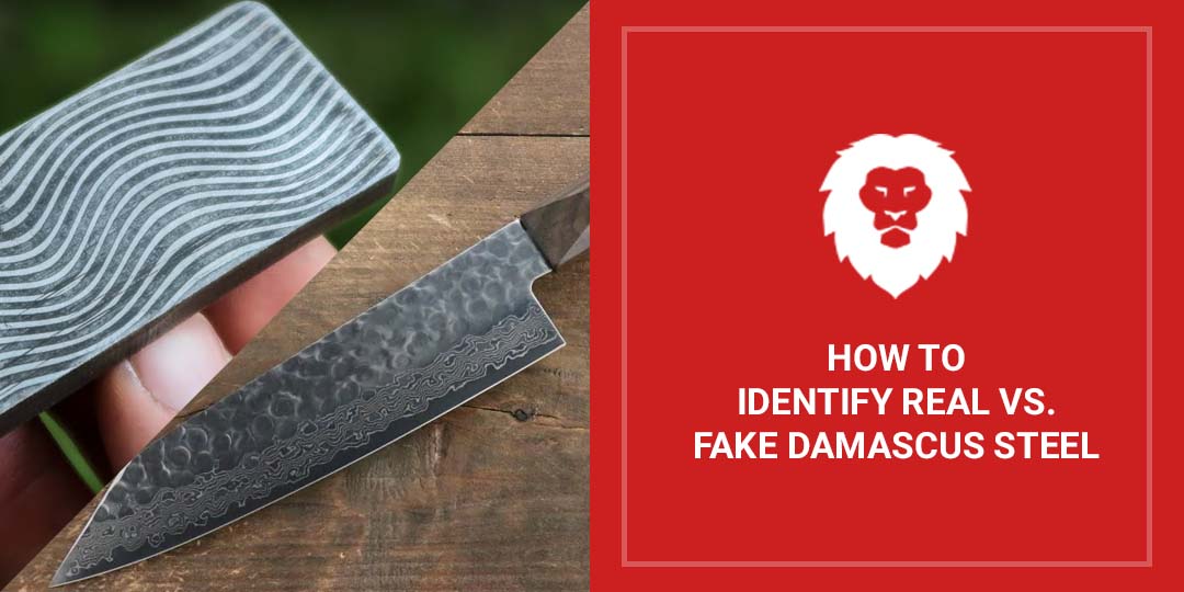 How To Identify Real Vs. Fake Damascus Steel | Key Indicators - Red ...