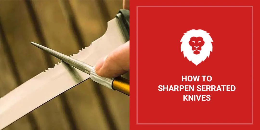 The SECRET to sharpening a SERRATED BLADE is SANDPAPER and a SCREWDRIVER!  no special tools required! 