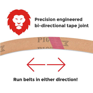 2 X 72 Inch EdgeCore Ceramic Grinding Belts (PRO) - Red Label Abrasives