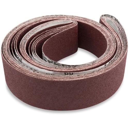 2 X 72 Inch Flex Aluminum Oxide Metal Sanding Belts, 6 Pack (PRO) - Red Label Abrasives