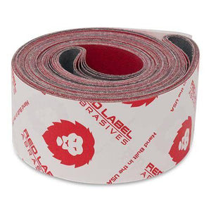 2 X 72 Inch Flexible Ceramic Sanding Belts, 6 Pack (PRO) - Red Label Abrasives