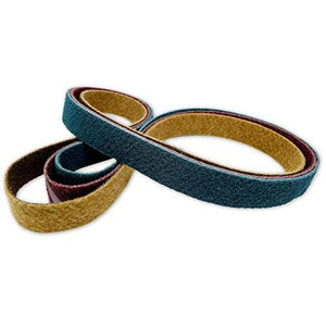 2 X 72 Inch Non - Woven Surface Conditioning Sanding Belts (PRO) - Red Label Abrasives