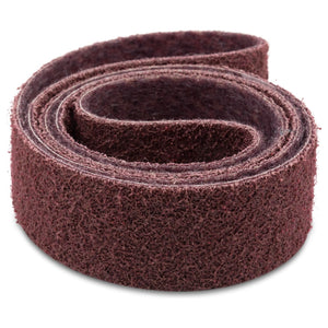 2 X 72 Inch Non - Woven Surface Conditioning Sanding Belts (PRO) - Red Label Abrasives