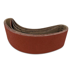 3 X 21 Inch EdgeCore Ceramic Sanding Belts, 4 Pack - Red Label Abrasives