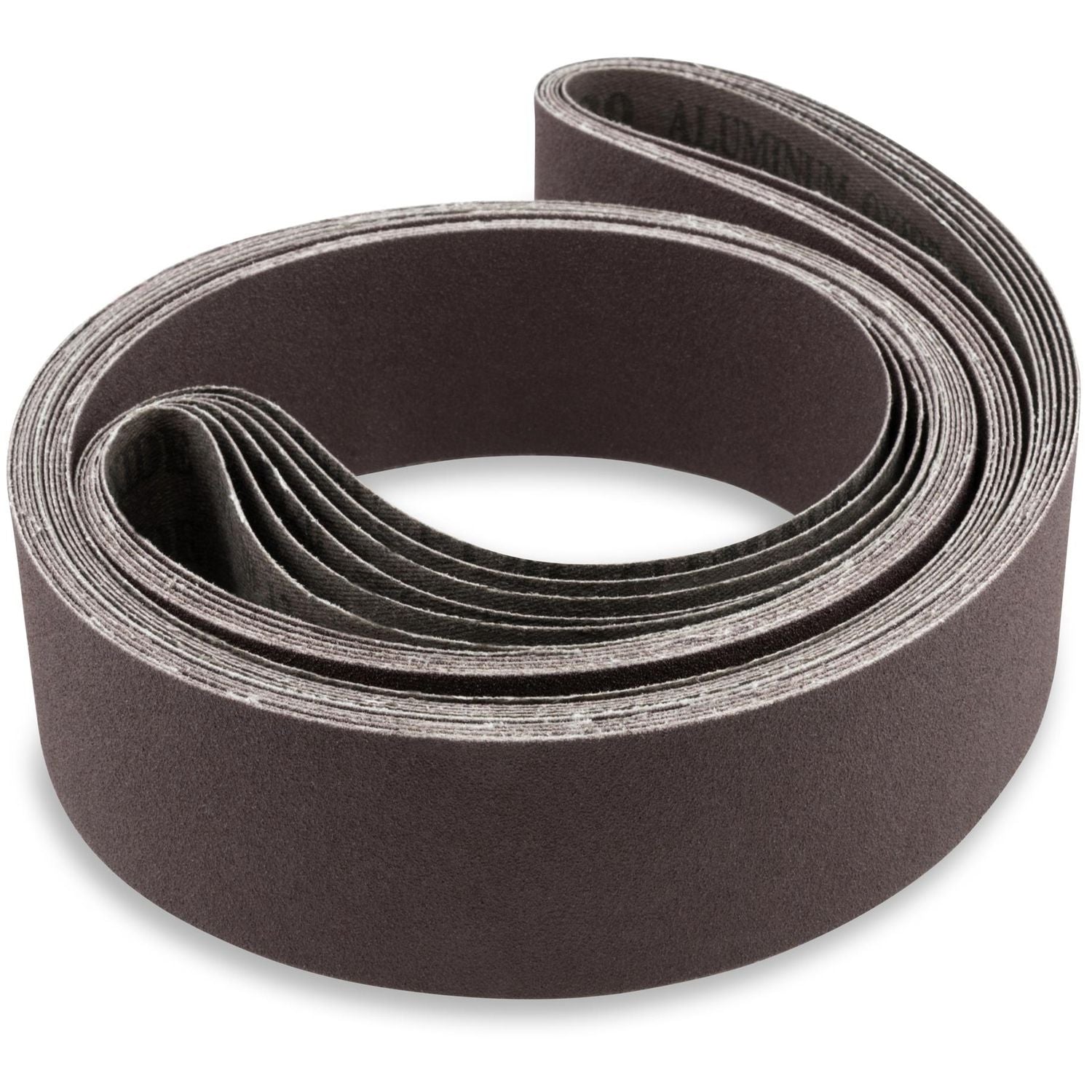 2 1/2 X 60 Inch Aluminum Oxide Metal Sanding Belts, 6 Pack - Red Label Abrasives