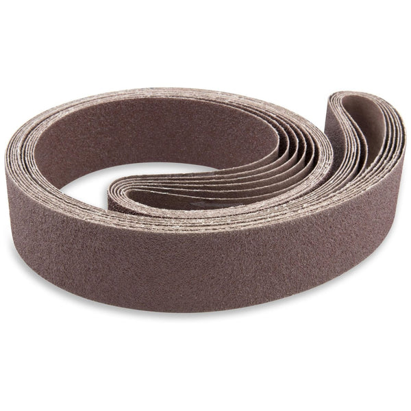 2 X 72 Inch Non-Woven Surface Conditioning Sanding Belts - Red